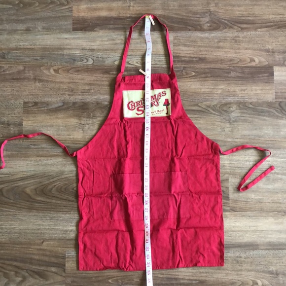 A Christmas Story You’ll Shoot Your Eye Out Red Apron-New - Picture 2 of 15